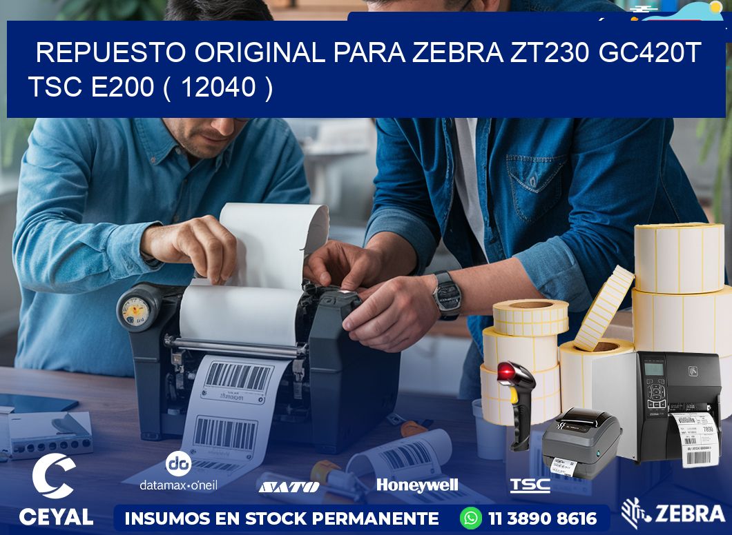 REPUESTO ORIGINAL PARA ZEBRA ZT230 GC420T TSC E200 ( 12040 )