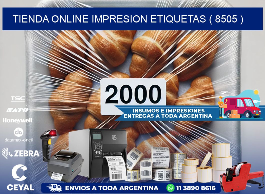 TIENDA ONLINE IMPRESION ETIQUETAS ( 8505 )