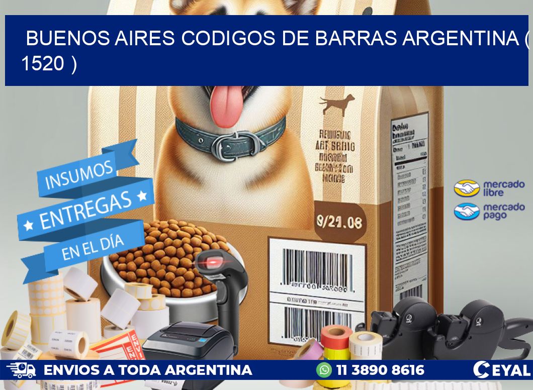 buenos aires codigos de barras argentina ( 1520 )