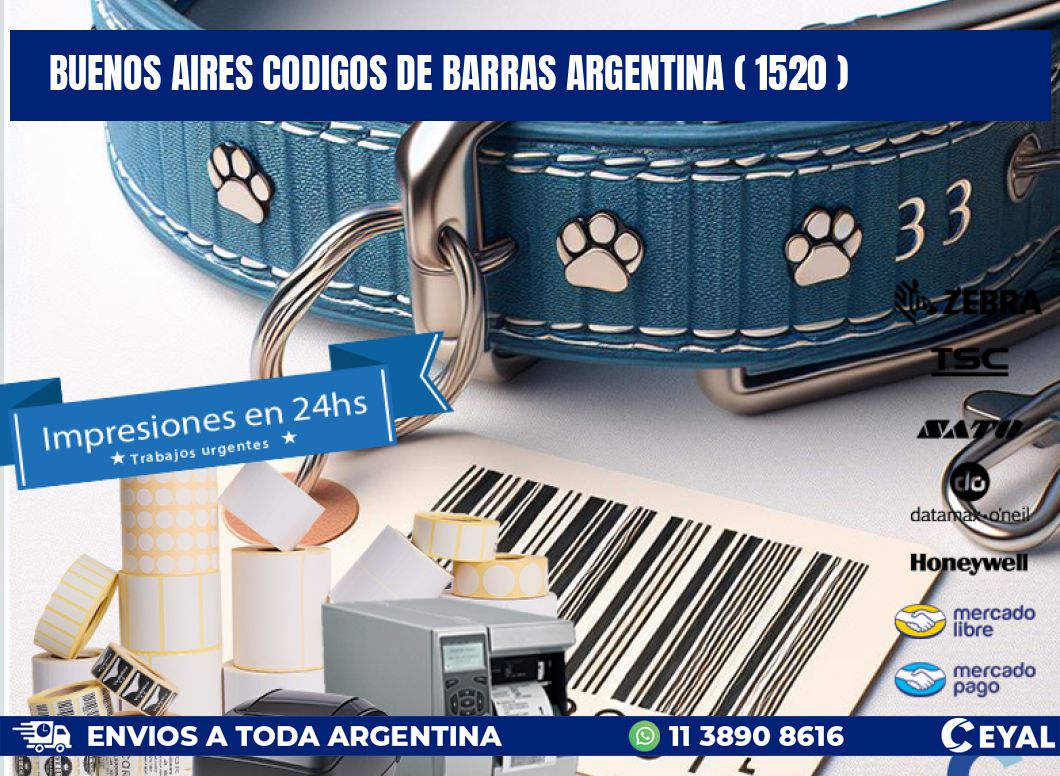 buenos aires codigos de barras argentina ( 1520 )