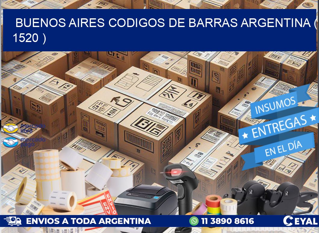 buenos aires codigos de barras argentina ( 1520 )