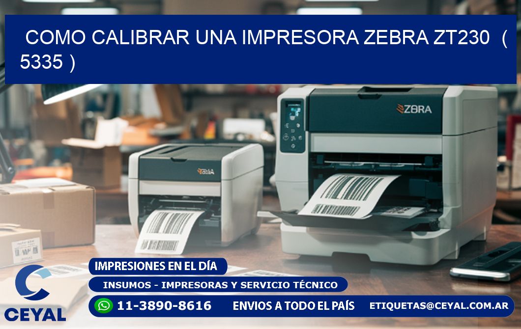 como calibrar una impresora zebra zt230  ( 5335 )
