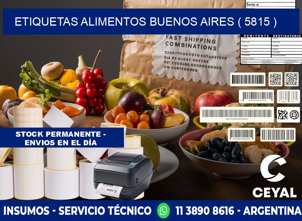 etiquetas alimentos buenos aires ( 5815 )