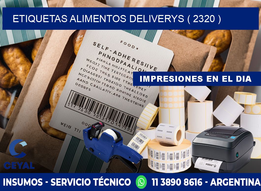 etiquetas alimentos deliverys ( 2320 )