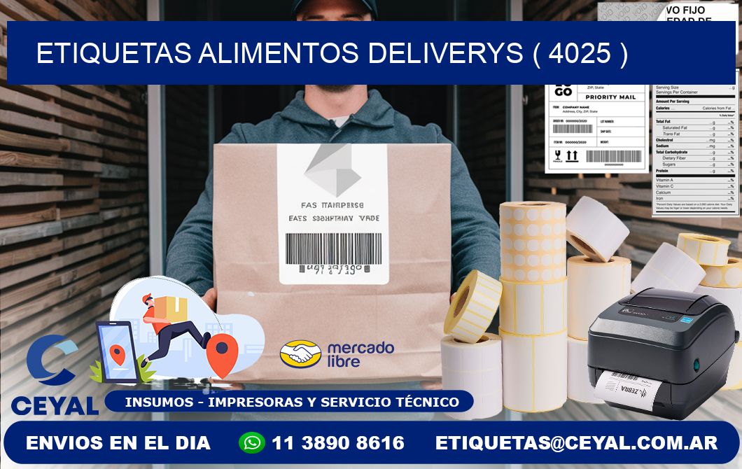 etiquetas alimentos deliverys ( 4025 )
