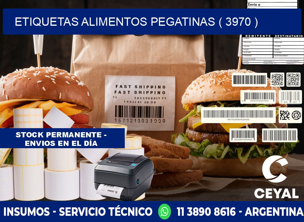 etiquetas alimentos pegatinas ( 3970 )