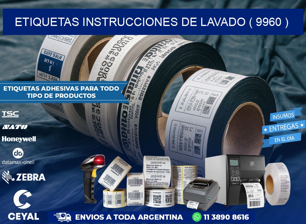 etiquetas instrucciones de lavado ( 9960 )