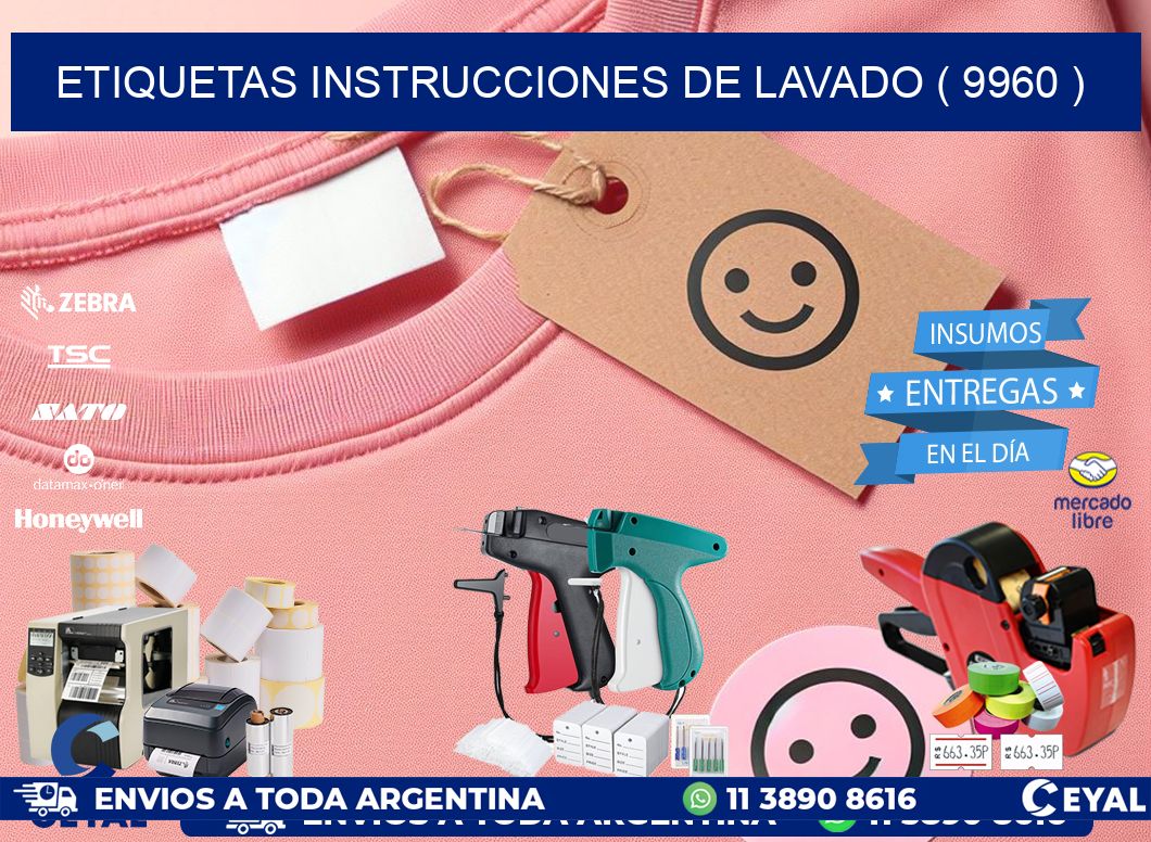 etiquetas instrucciones de lavado ( 9960 )