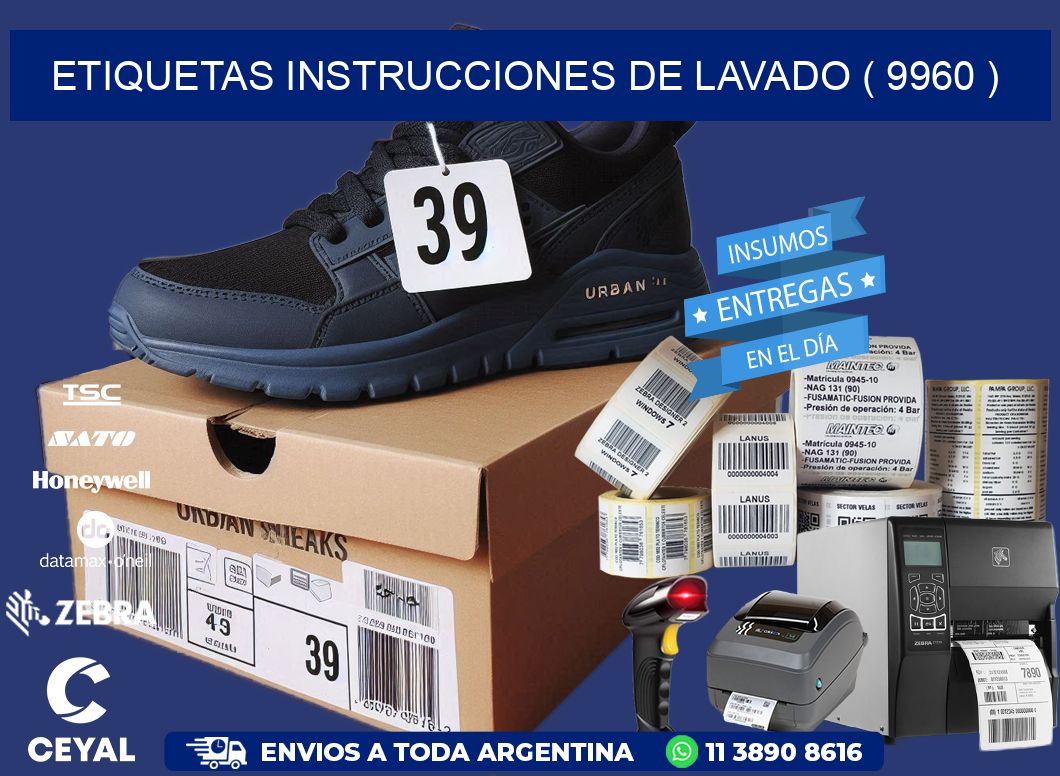etiquetas instrucciones de lavado ( 9960 )
