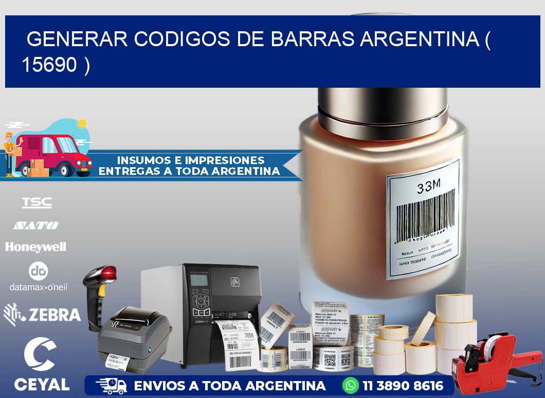 generar codigos de barras argentina ( 15690 )