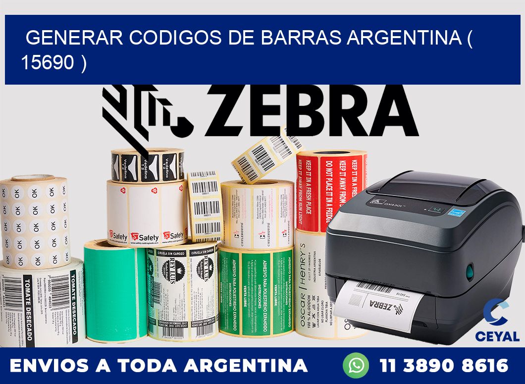 generar codigos de barras argentina ( 15690 )