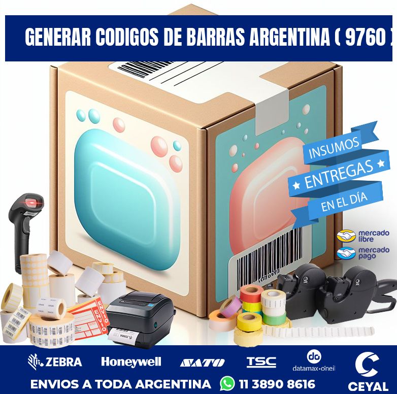 generar codigos de barras argentina ( 9760 )