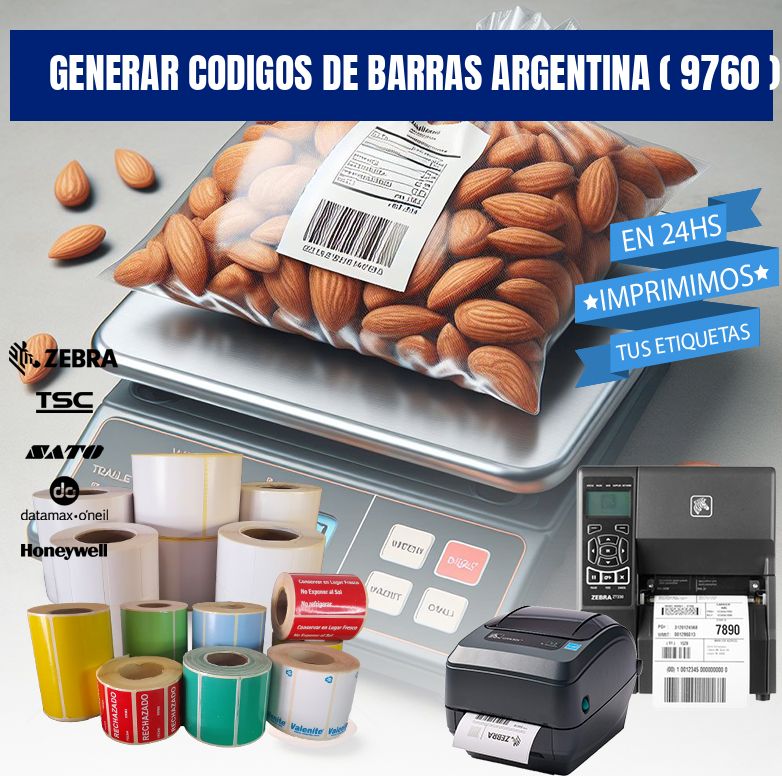 generar codigos de barras argentina ( 9760 )