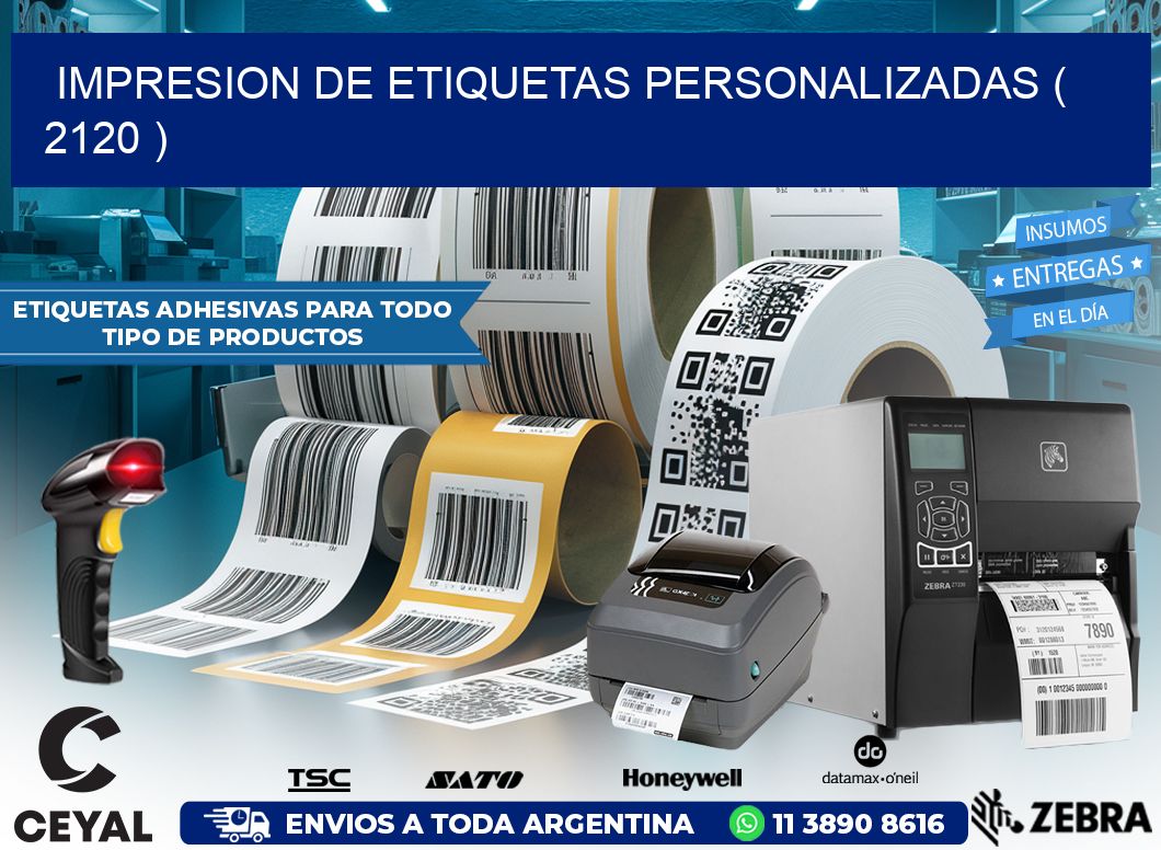 impresion de etiquetas personalizadas ( 2120 )