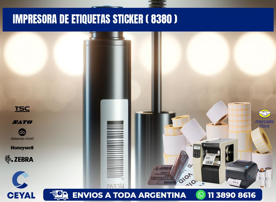impresora de etiquetas sticker ( 8380 )
