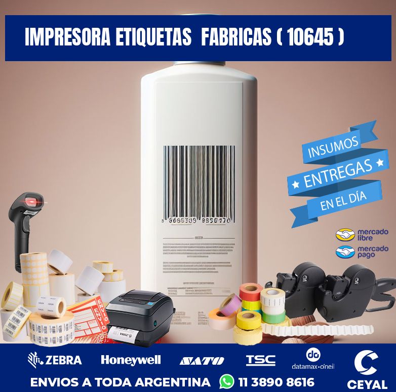 impresora etiquetas  fabricas ( 10645 )