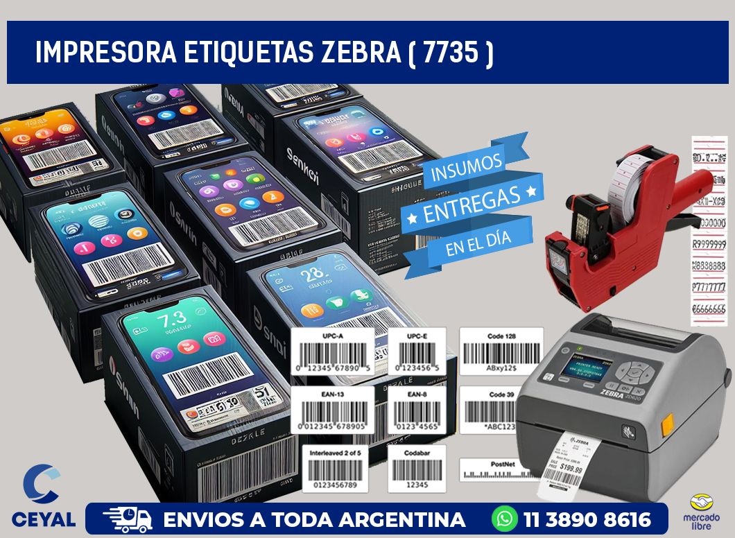 impresora etiquetas zebra ( 7735 )