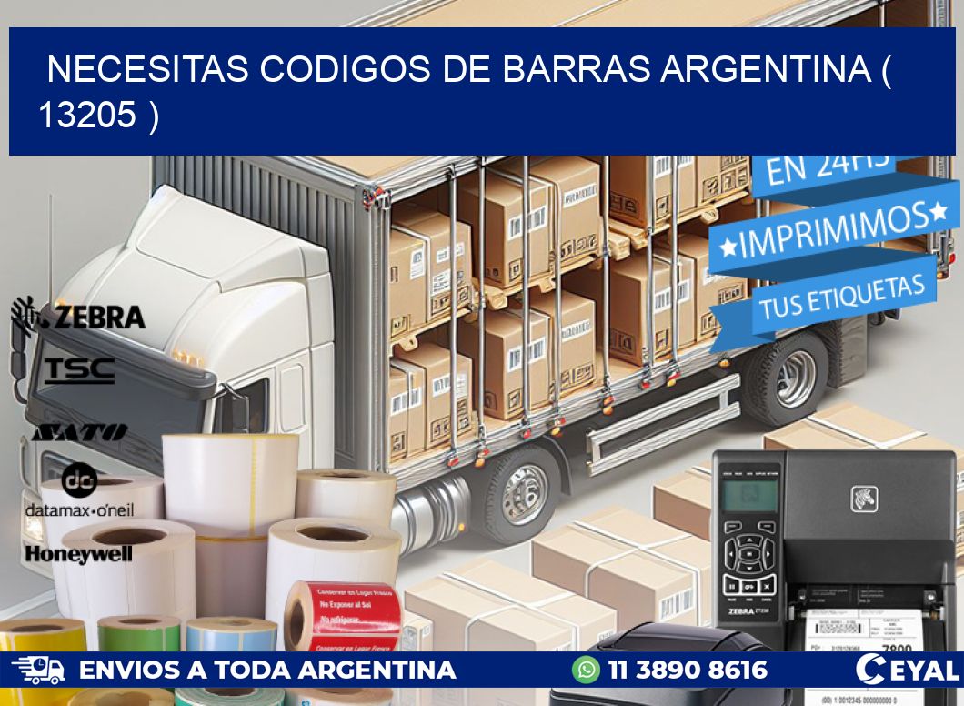 necesitas codigos de barras argentina ( 13205 )