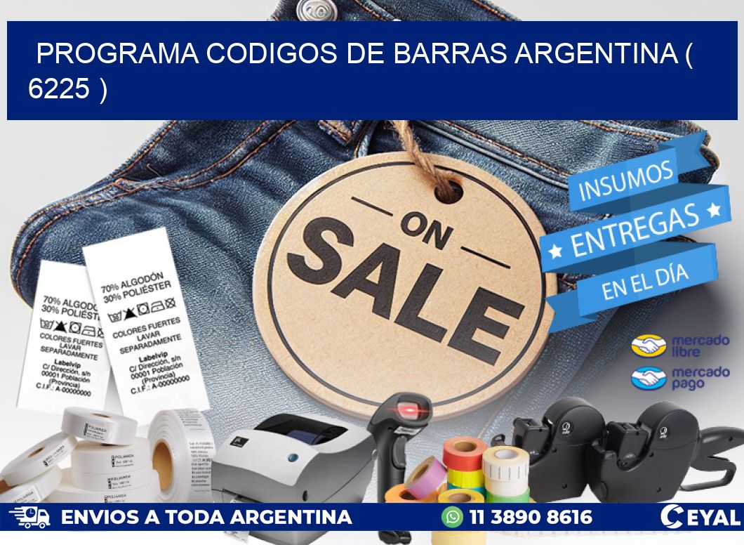 programa codigos de barras argentina ( 6225 )