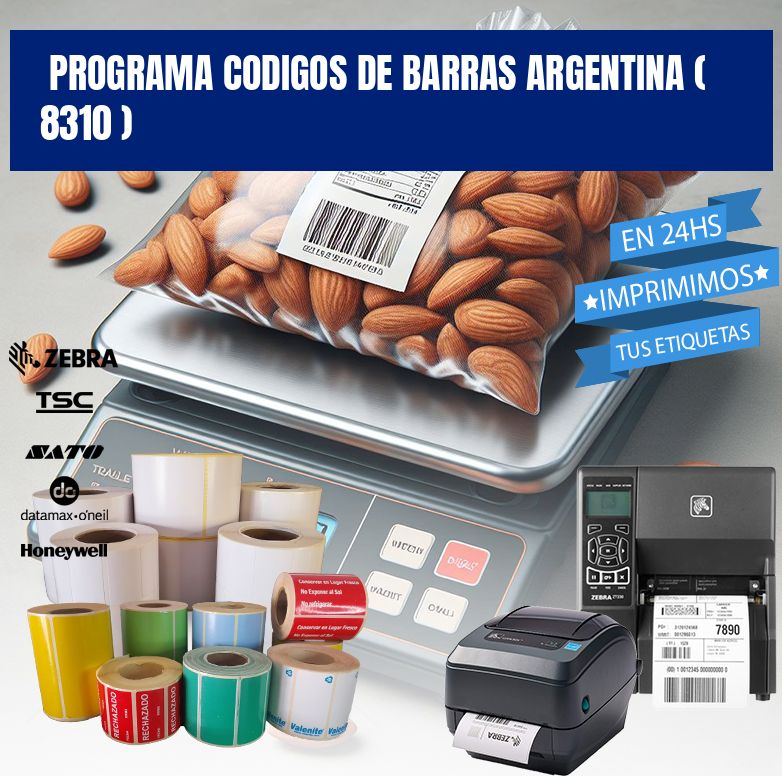 programa codigos de barras argentina ( 8310 )