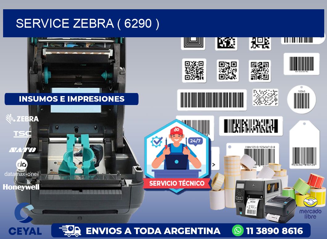 service zebra ( 6290 )