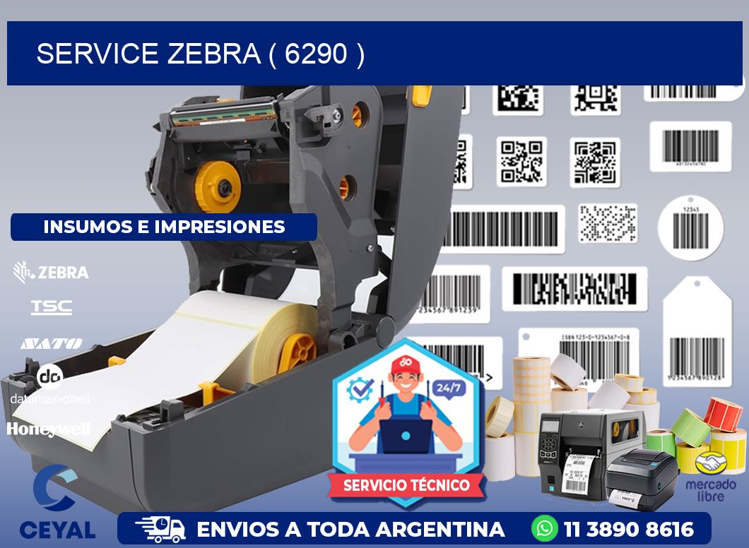 service zebra ( 6290 )