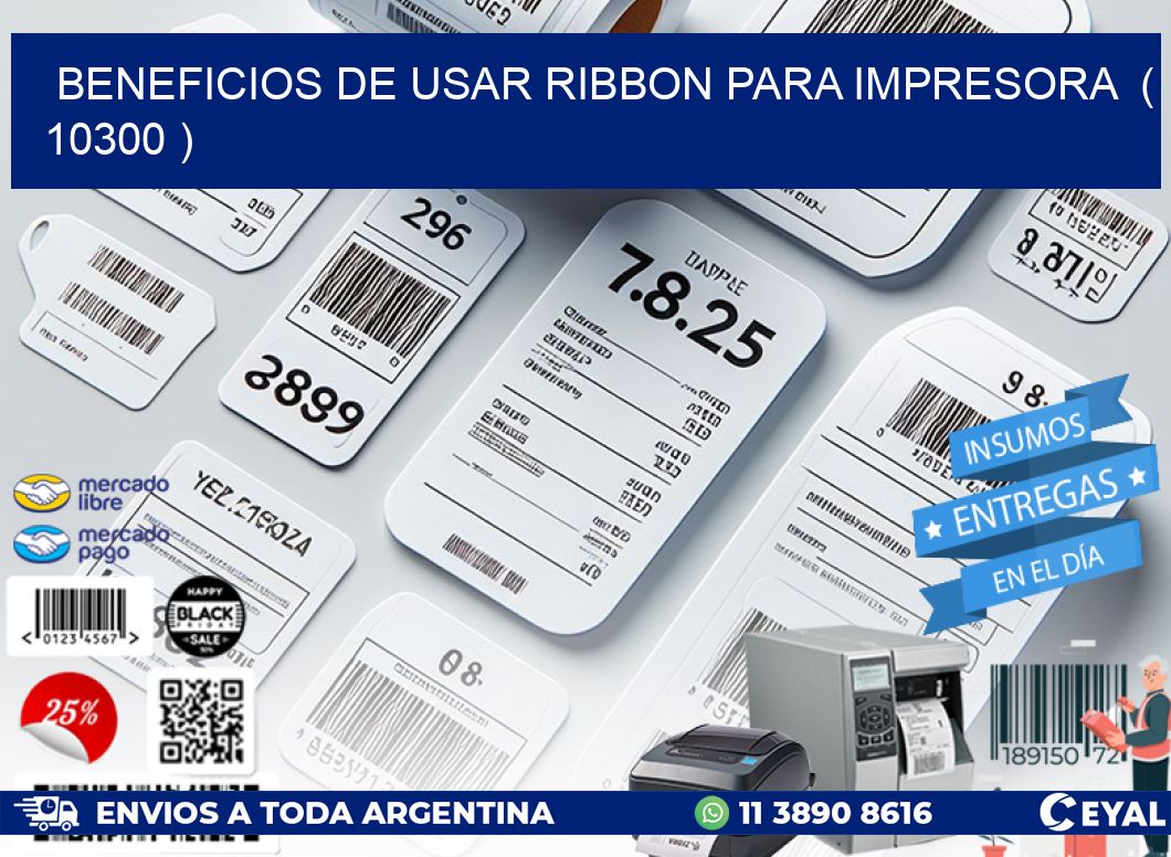 BENEFICIOS DE USAR RIBBON PARA IMPRESORA  ( 10300 )