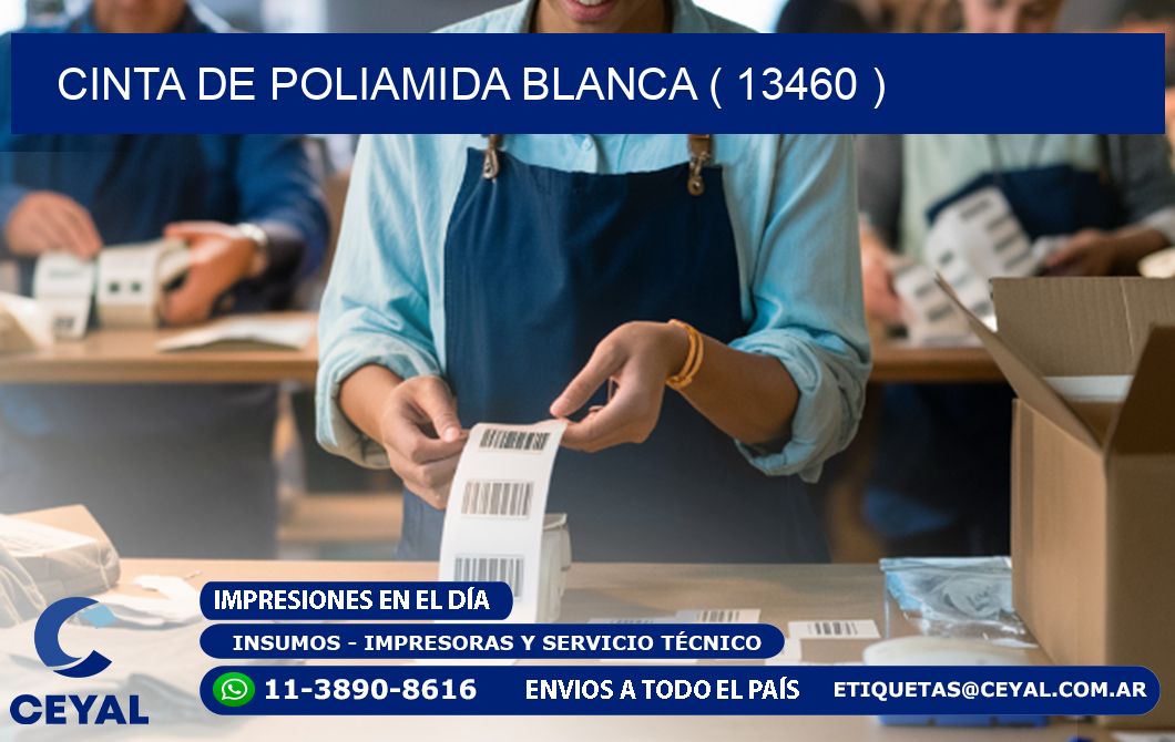 CINTA DE POLIAMIDA BLANCA ( 13460 )