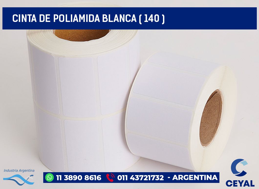 CINTA DE POLIAMIDA BLANCA ( 140 )