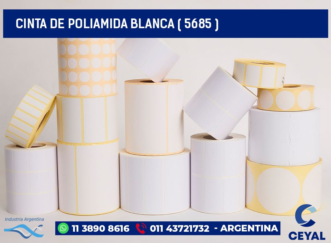 CINTA DE POLIAMIDA BLANCA ( 5685 )