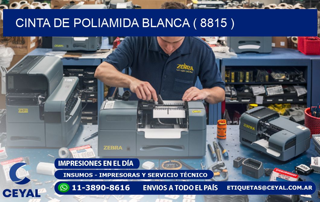 CINTA DE POLIAMIDA BLANCA ( 8815 )