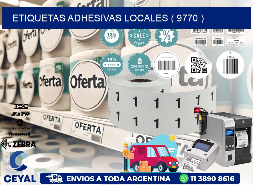 ETIQUETAS ADHESIVAS LOCALES ( 9770 )