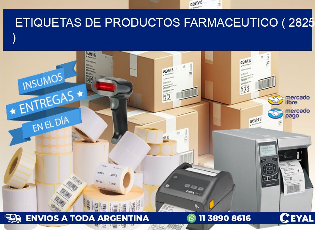 ETIQUETAS DE PRODUCTOS FARMACEUTICO ( 2825 )
