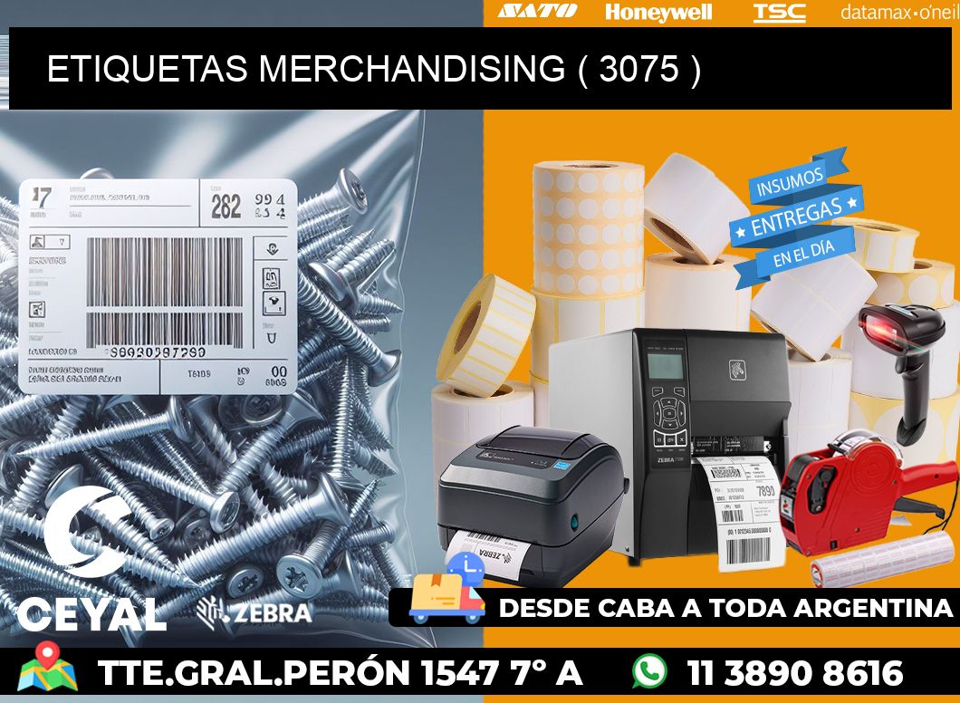 ETIQUETAS MERCHANDISING ( 3075 )