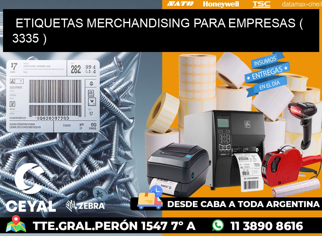 ETIQUETAS MERCHANDISING PARA EMPRESAS ( 3335 )