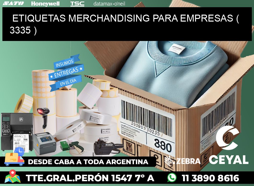 ETIQUETAS MERCHANDISING PARA EMPRESAS ( 3335 )