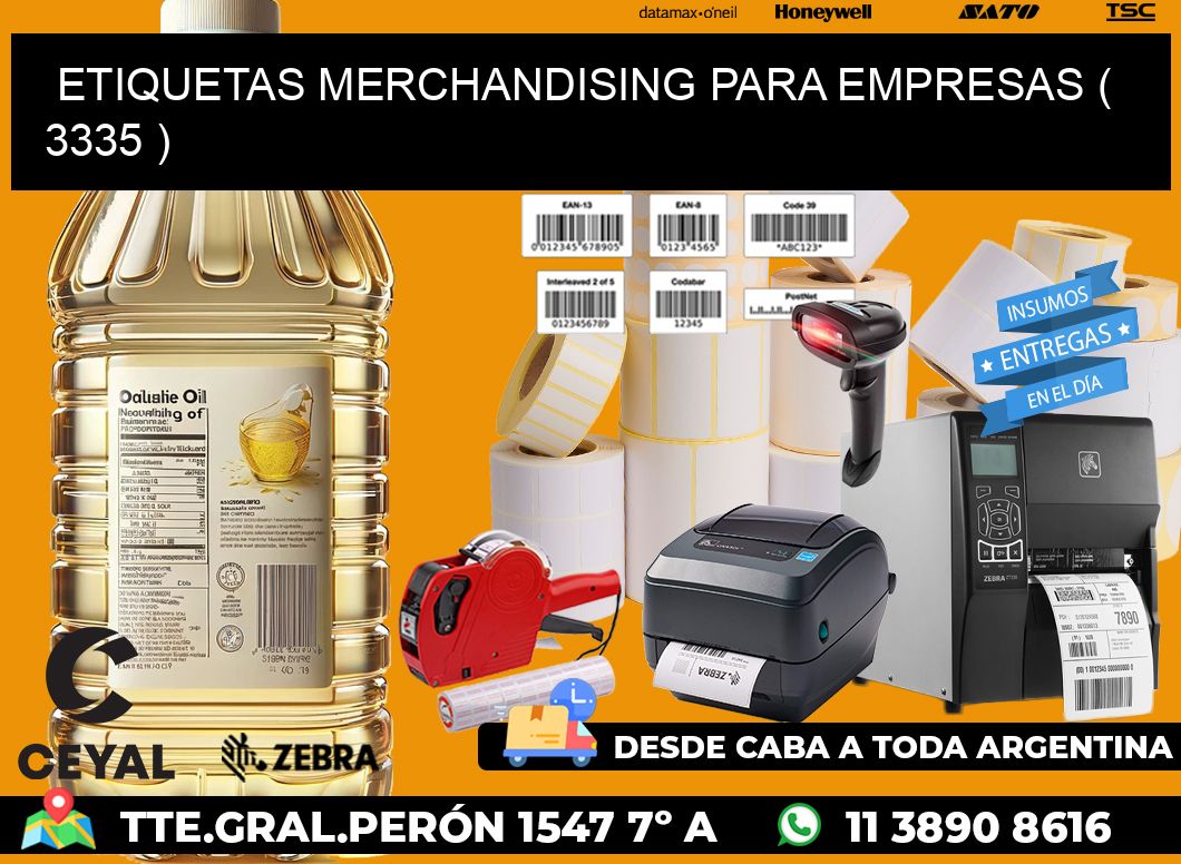 ETIQUETAS MERCHANDISING PARA EMPRESAS ( 3335 )