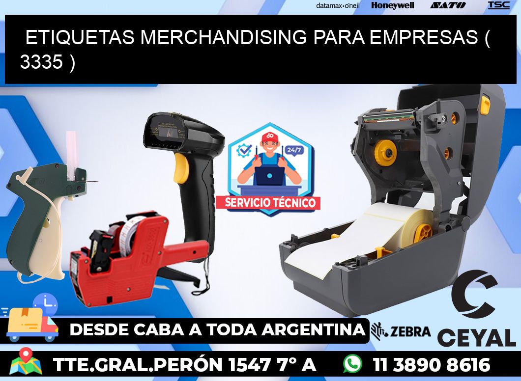 ETIQUETAS MERCHANDISING PARA EMPRESAS ( 3335 )