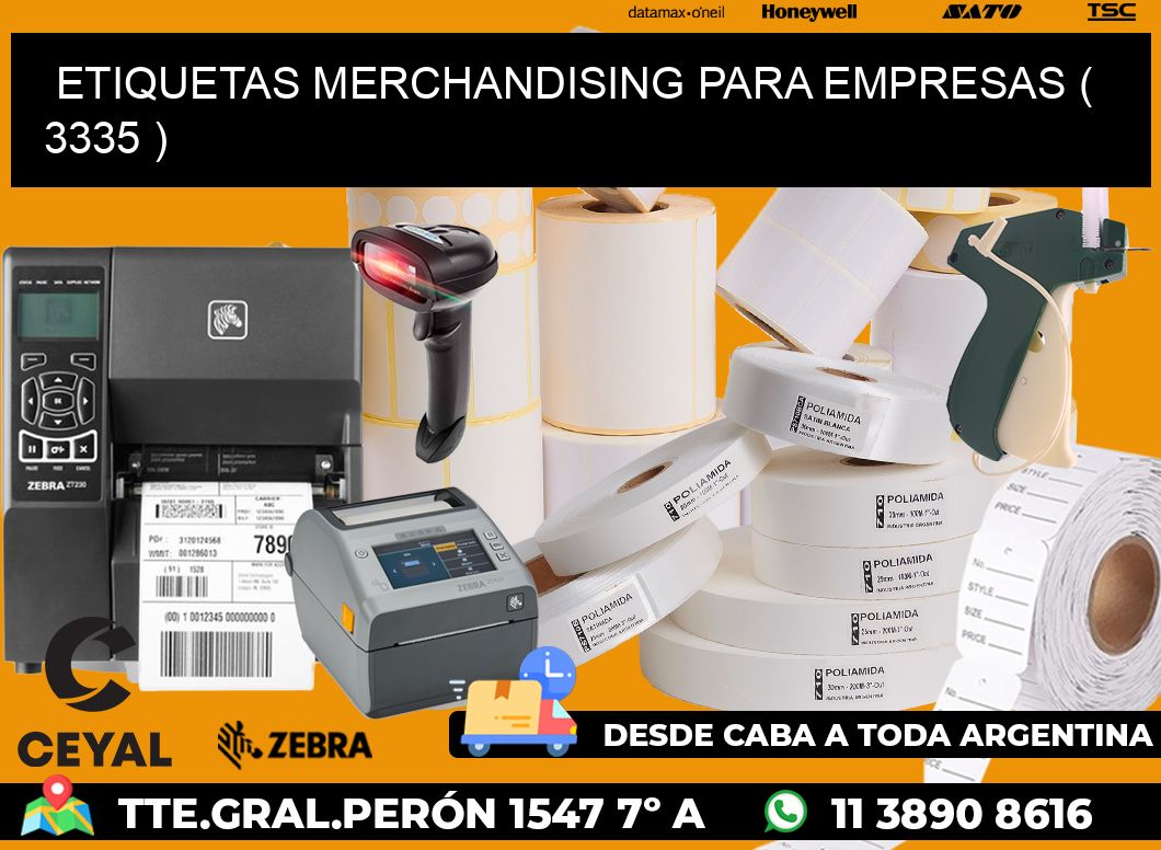 ETIQUETAS MERCHANDISING PARA EMPRESAS ( 3335 )