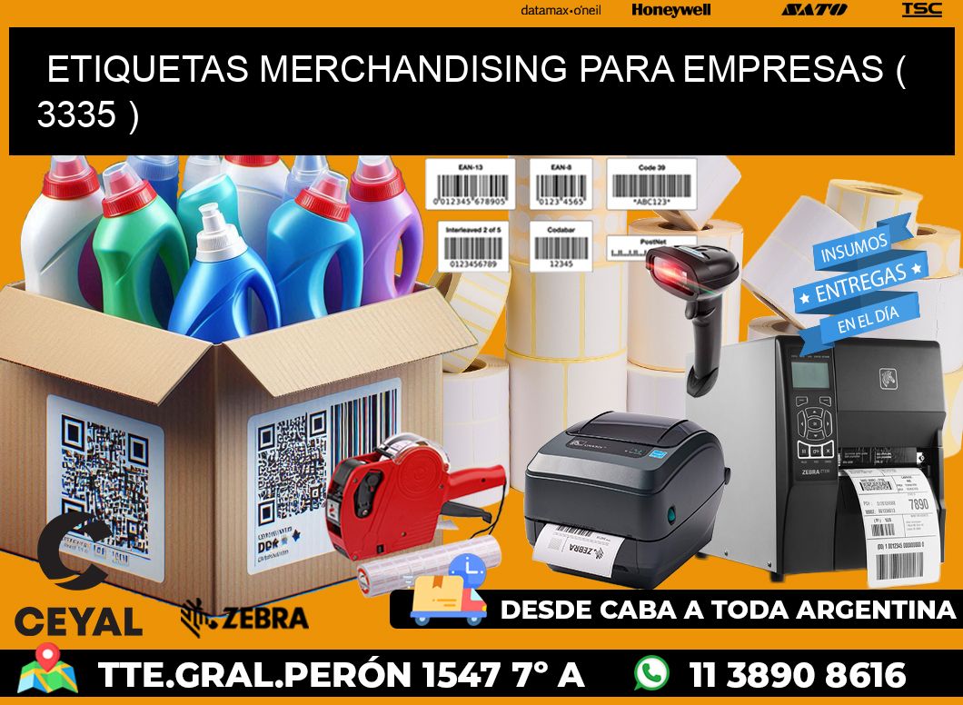 ETIQUETAS MERCHANDISING PARA EMPRESAS ( 3335 )