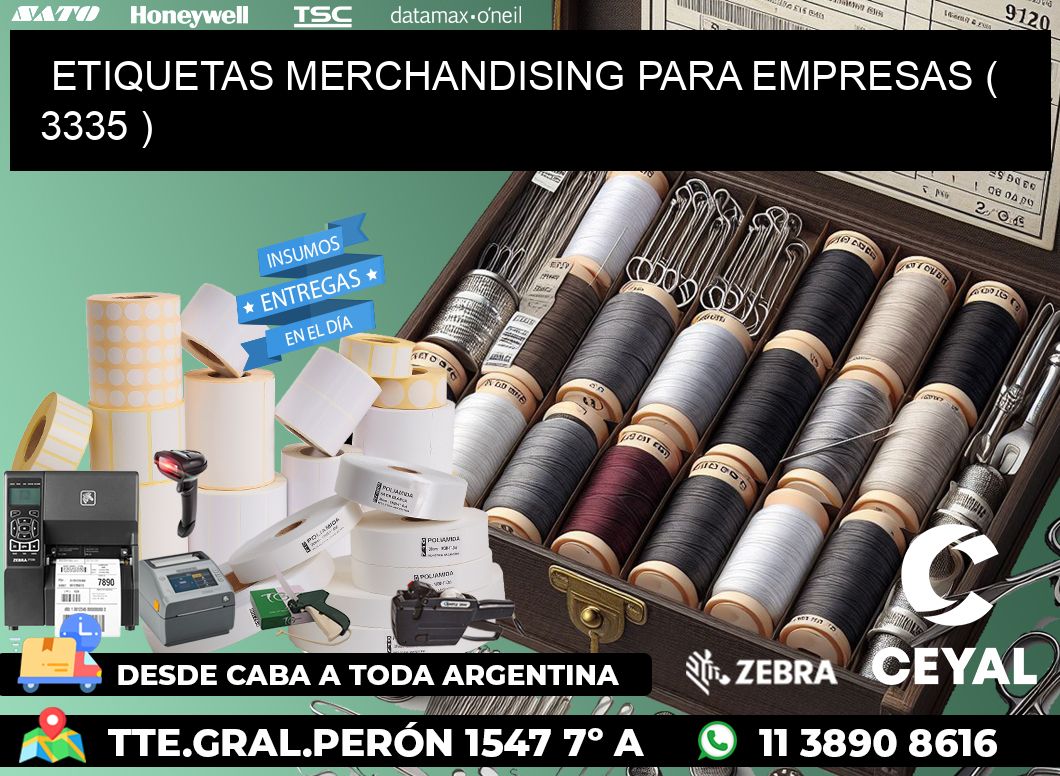 ETIQUETAS MERCHANDISING PARA EMPRESAS ( 3335 )