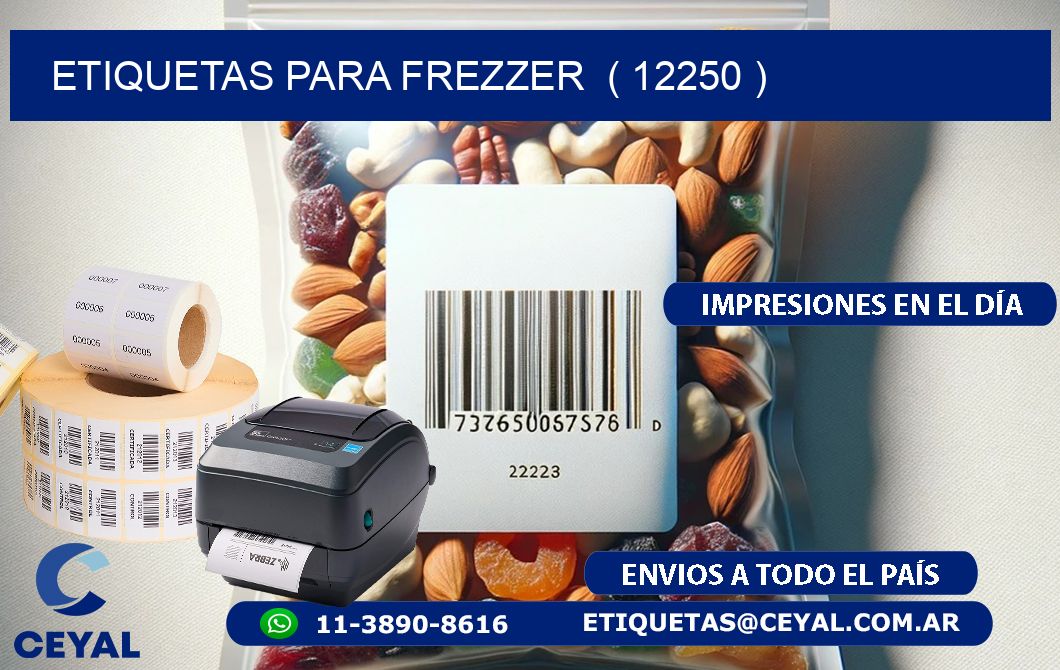 ETIQUETAS PARA FREZZER  ( 12250 )