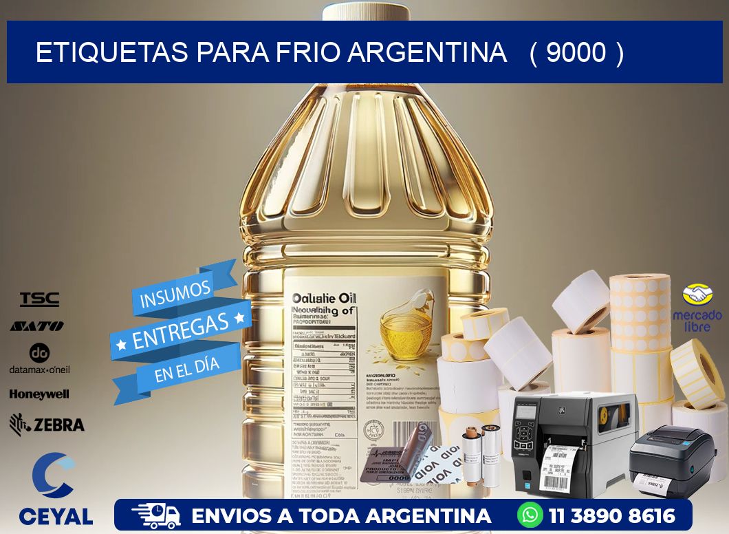 ETIQUETAS PARA FRIO ARGENTINA   ( 9000 )