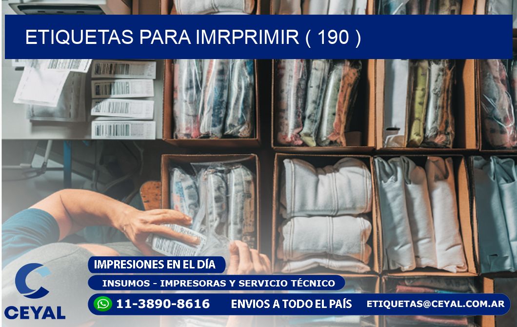 ETIQUETAS PARA IMRPRIMIR ( 190 )