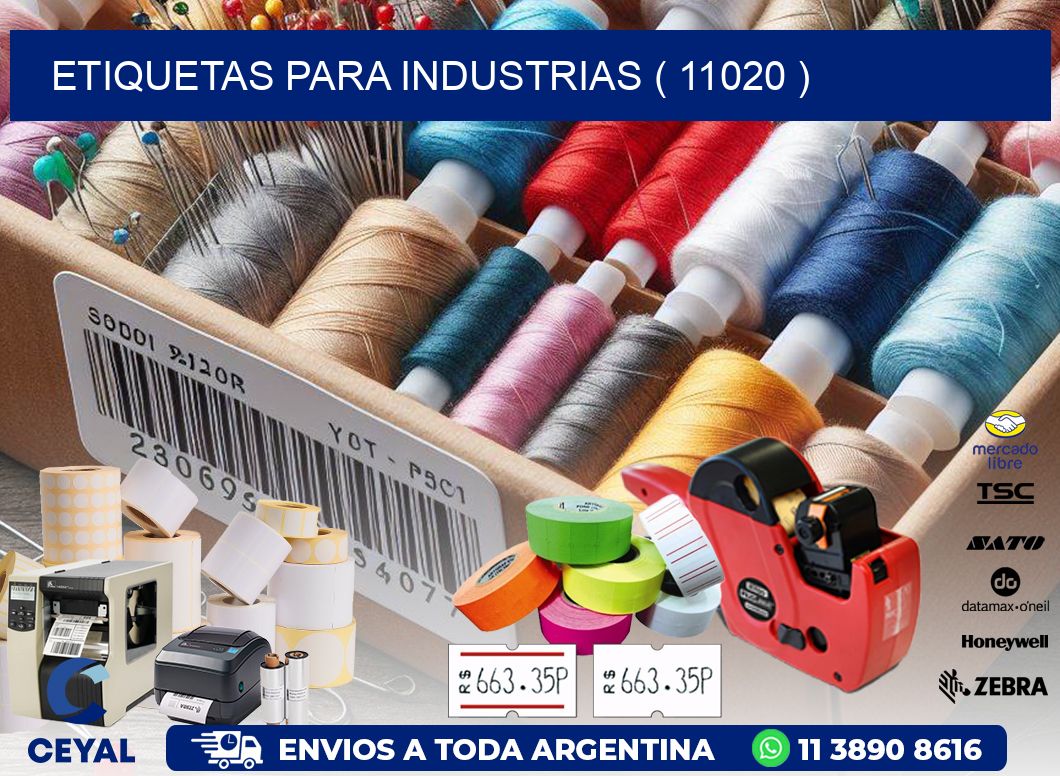 ETIQUETAS PARA INDUSTRIAS ( 11020 )