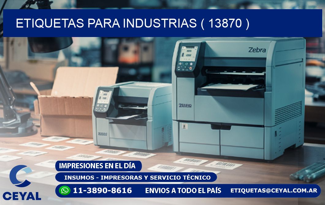 ETIQUETAS PARA INDUSTRIAS ( 13870 )