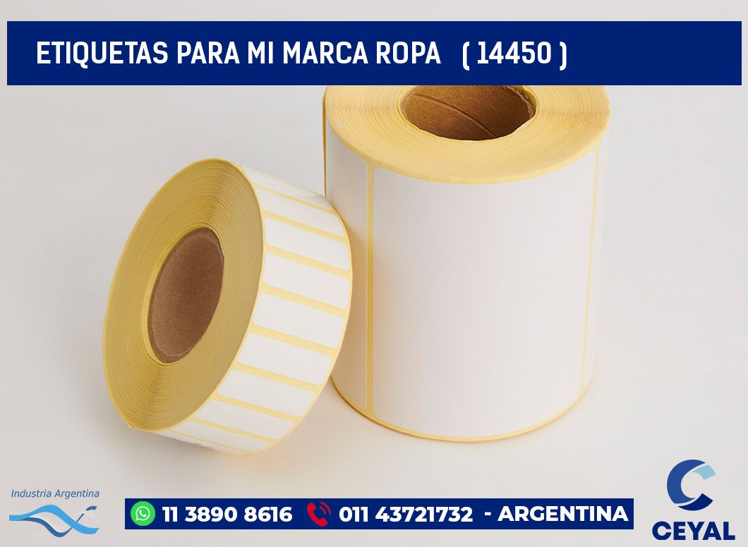 ETIQUETAS PARA MI MARCA ROPA   ( 14450 )