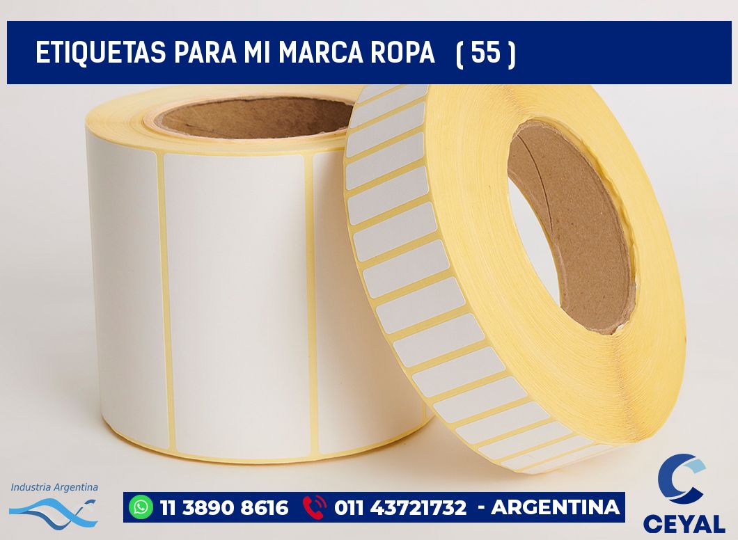 ETIQUETAS PARA MI MARCA ROPA   ( 55 )