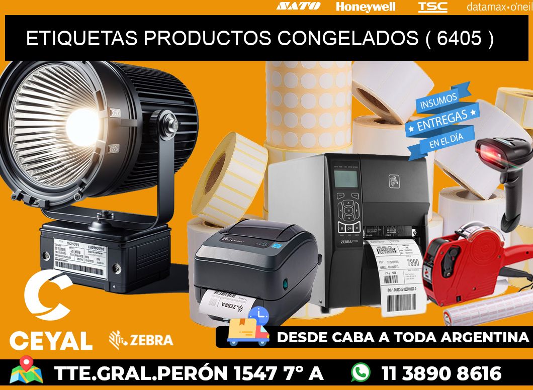 ETIQUETAS PRODUCTOS CONGELADOS ( 6405 )