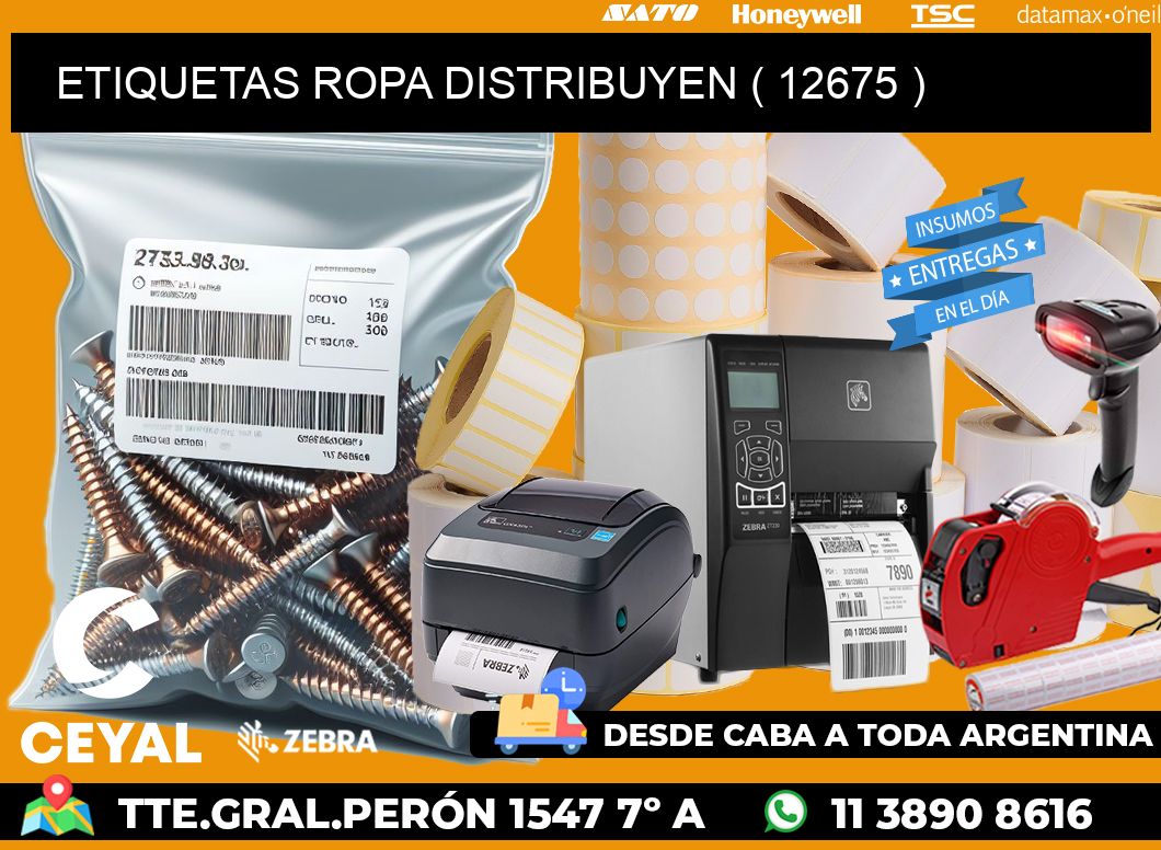 ETIQUETAS ROPA DISTRIBUYEN ( 12675 )